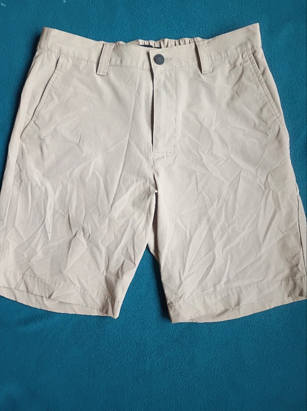 Banana Republic Cream And Tan Shorts Size 32